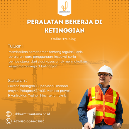 Peralatan Bekerja di Ketinggian